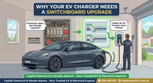 an grpahic image of a UV charging switchboard upgrade